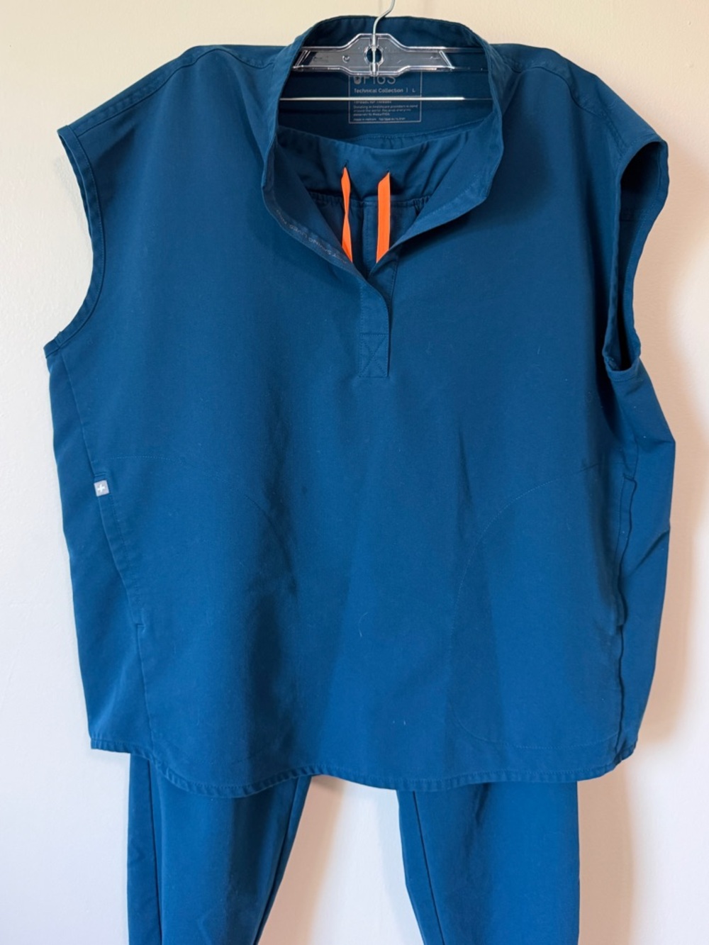 SET Figs Womens Scrub Petite Large Rafaela Top Zamora Joggers DEEP REEF